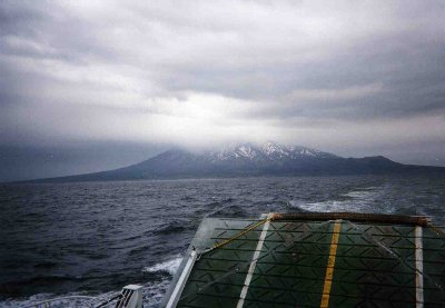 さらば利尻山。今度はスキーを持ってくっから待ってろよ。