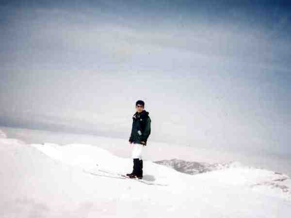 さあこれからお楽しみの滑降！！