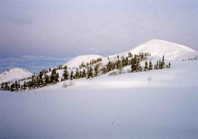 夜から目覚める火打山。