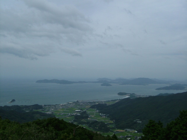 糸島方面の絶景。