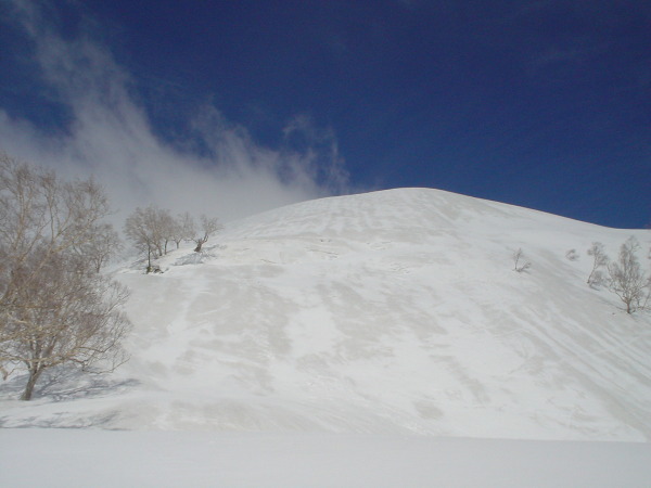 広大なP2の斜面。
