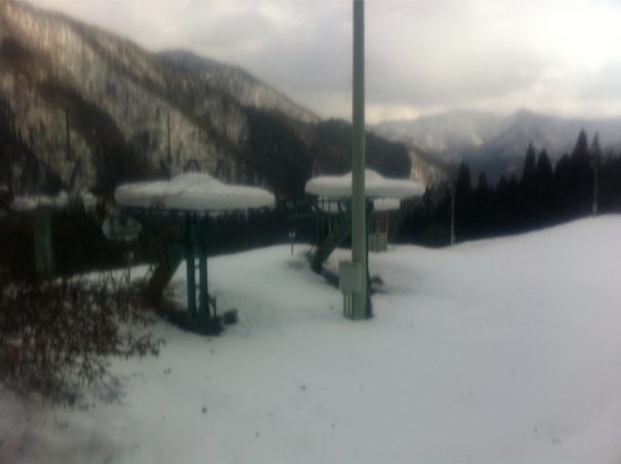 遊らんど坂内スキー場上部。