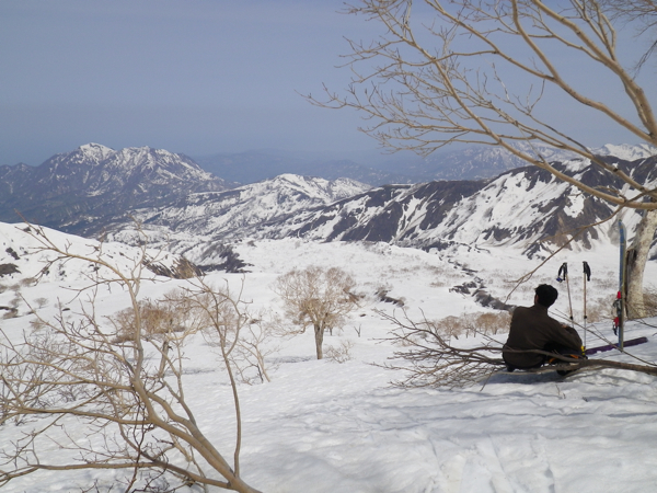 1850m付近で一休み。