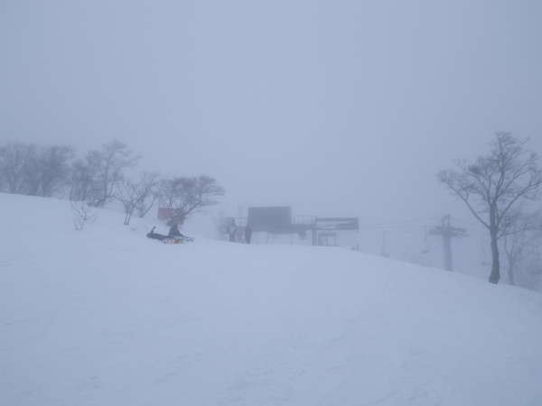 奥伊吹スキー場、ブナ林ゲレンデ。