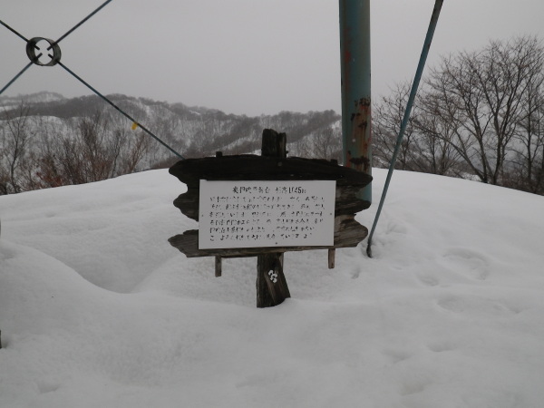 日の出山山頂。